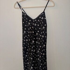 Wild Fable Black Floral Mini Dress